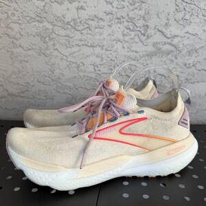 Brooks Glycerin 21 Stealthfit Sneakers Womens 10 Cream 1204101B188 Running Shoes